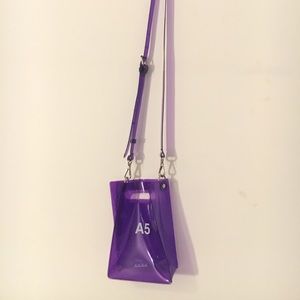 Nana-Nana A5 pvc plastic crossbody bag